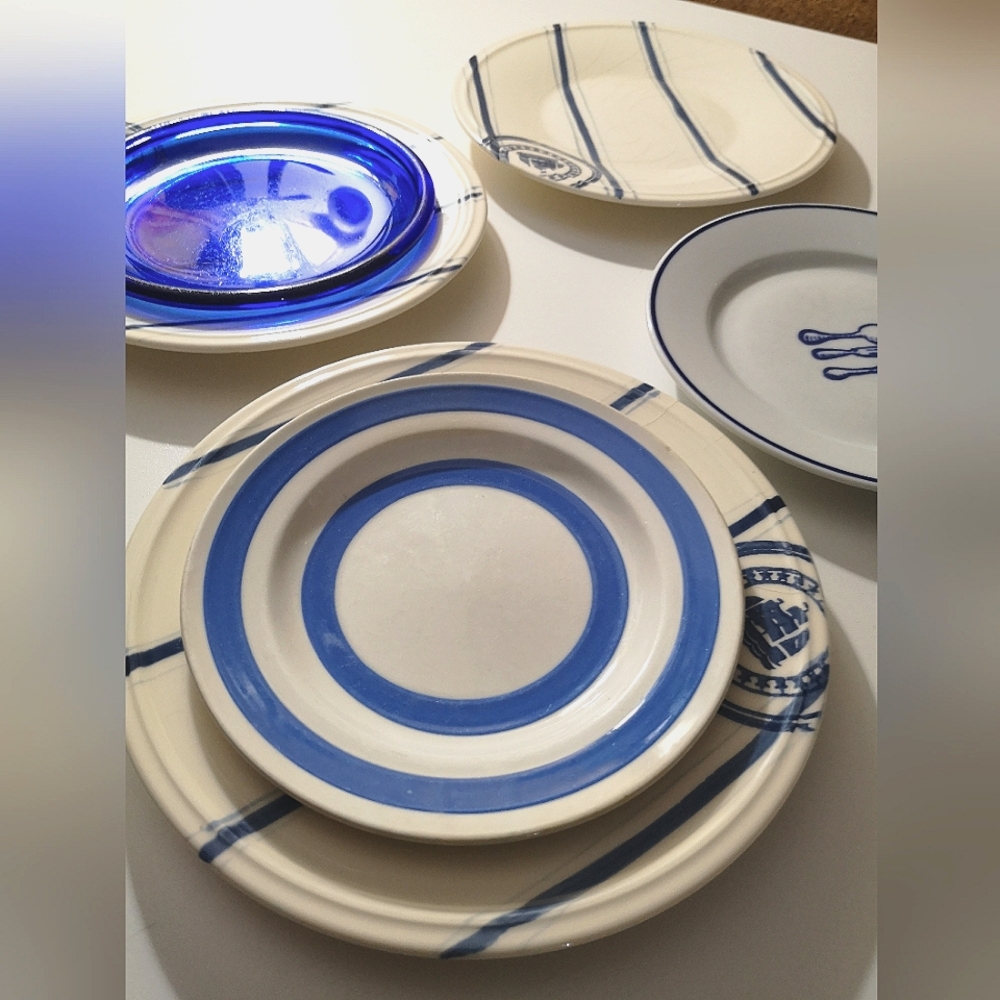 (Set of 6) Adorable & Eclectic Mix-Matched Side Plates